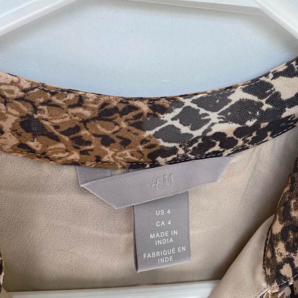 H&M Neutral Snake Print Dress - Picture 7 of 7